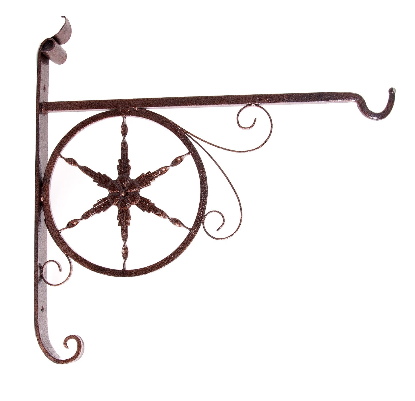 18" Garden or Lamp Post Hanging Basket Brackets