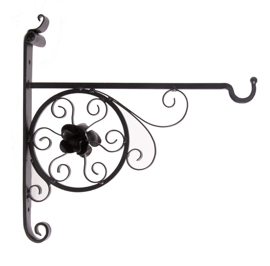 18" Garden or Lamp Post Hanging Basket Brackets