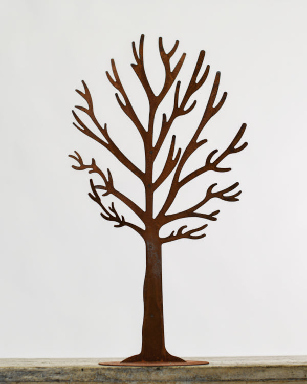 Rustic Tree Steel Sheet Silhouette - Large