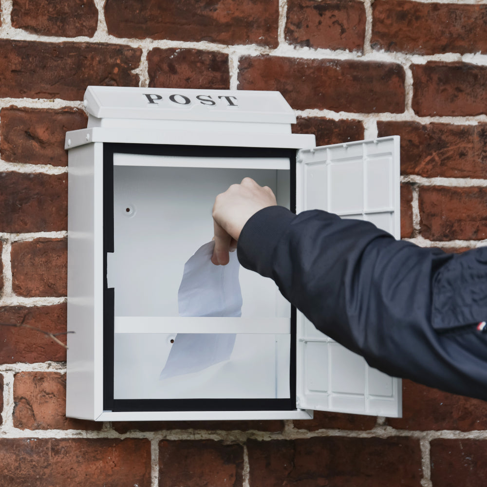 View of mail retrieval from the white 'Norfolk' 