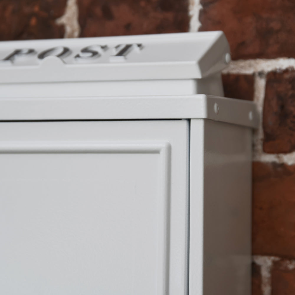 Magnified view of the post box apex