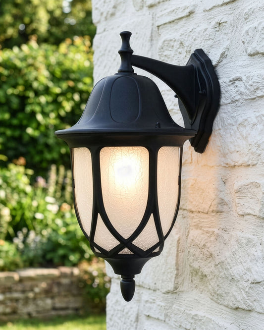 'SELENE' FROSTED GLASS TRADITIONAL TOP FIX WALL LANTERN Digital Illustration