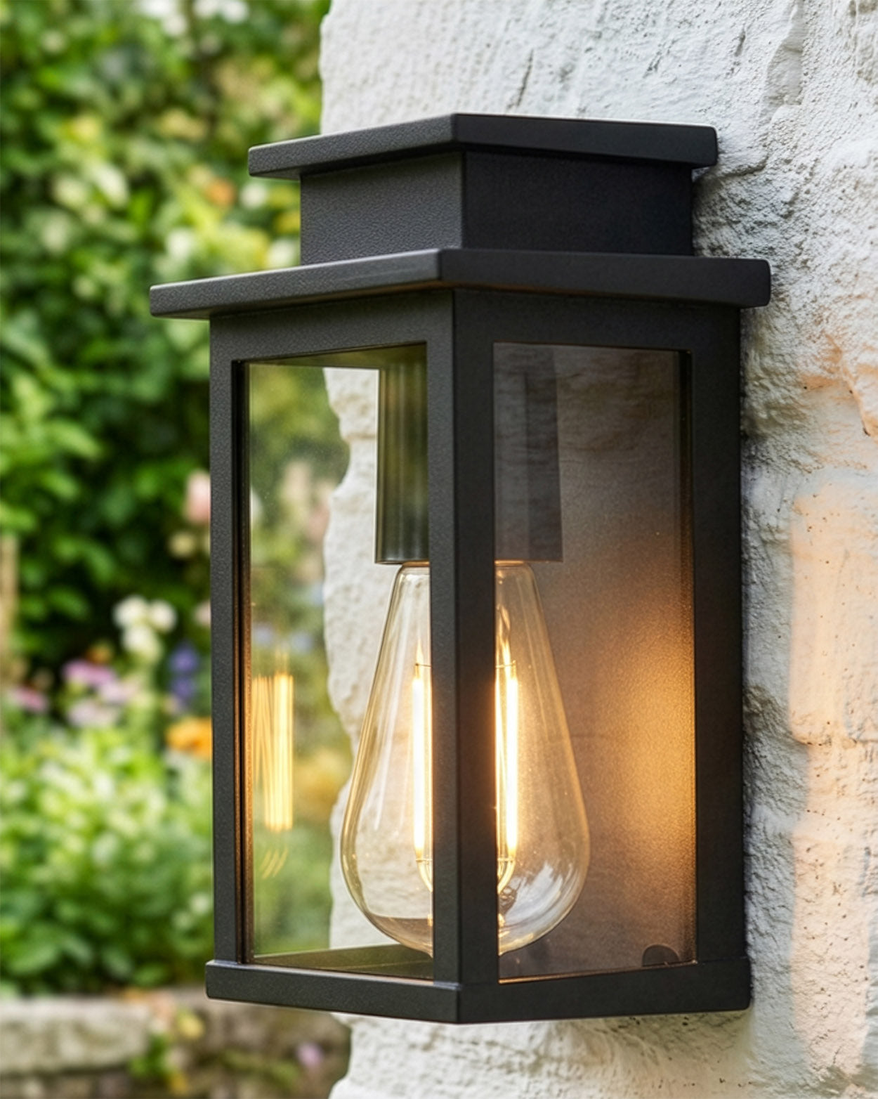 'Burford' Contemporary Outdoor Wall Light Digital Illustration