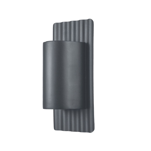'Dada' Modern Grey Dual Bulb Wall Light - 304 Grade Stainless Steel