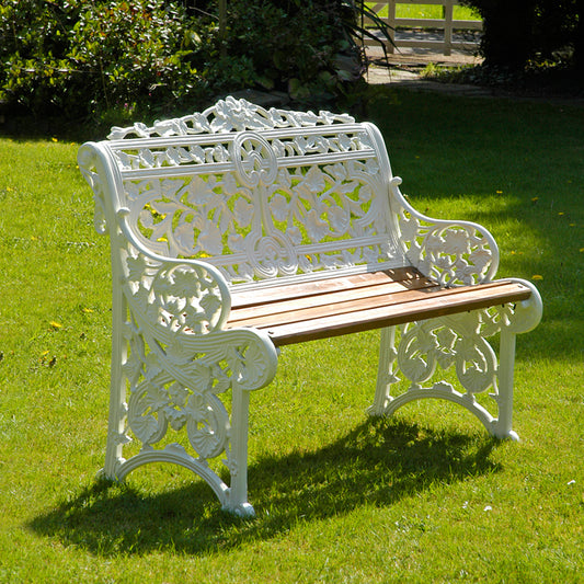 2 Seater Belgravia Garden Bench Made From Cast Aluminium