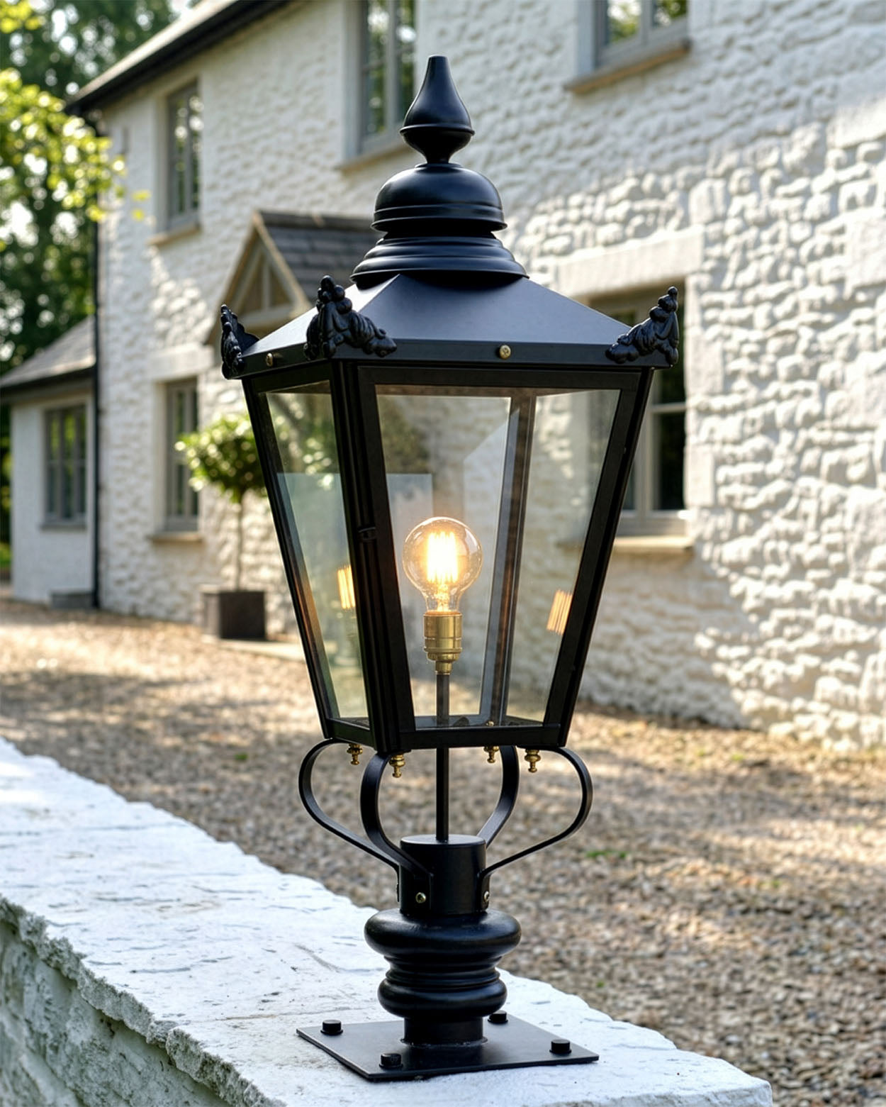 The Victorian 'Neston' Lantern & Pillar Post - 102cm Digital Illustration
