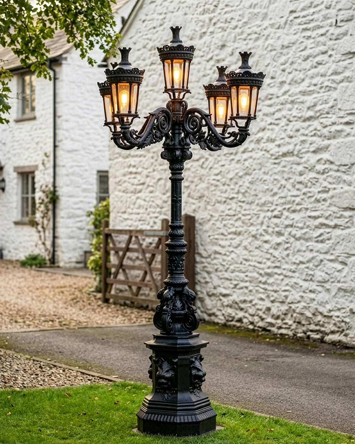 Ex-Display of 'The Emperor' Multi-Headed Lamp Post Digital Illustration
