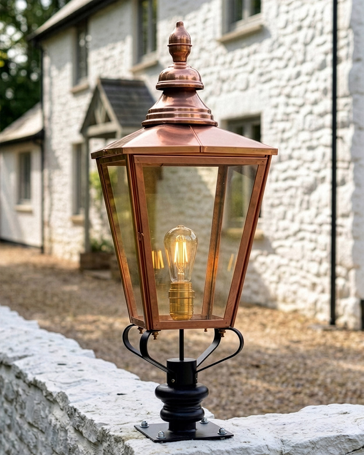 Copper Rochester Driveway Light - 105cm Digital Illustration 
