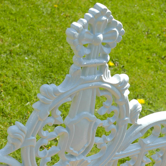 3 Seater Winchester Garden Bench Close up Of Decorative Detailing