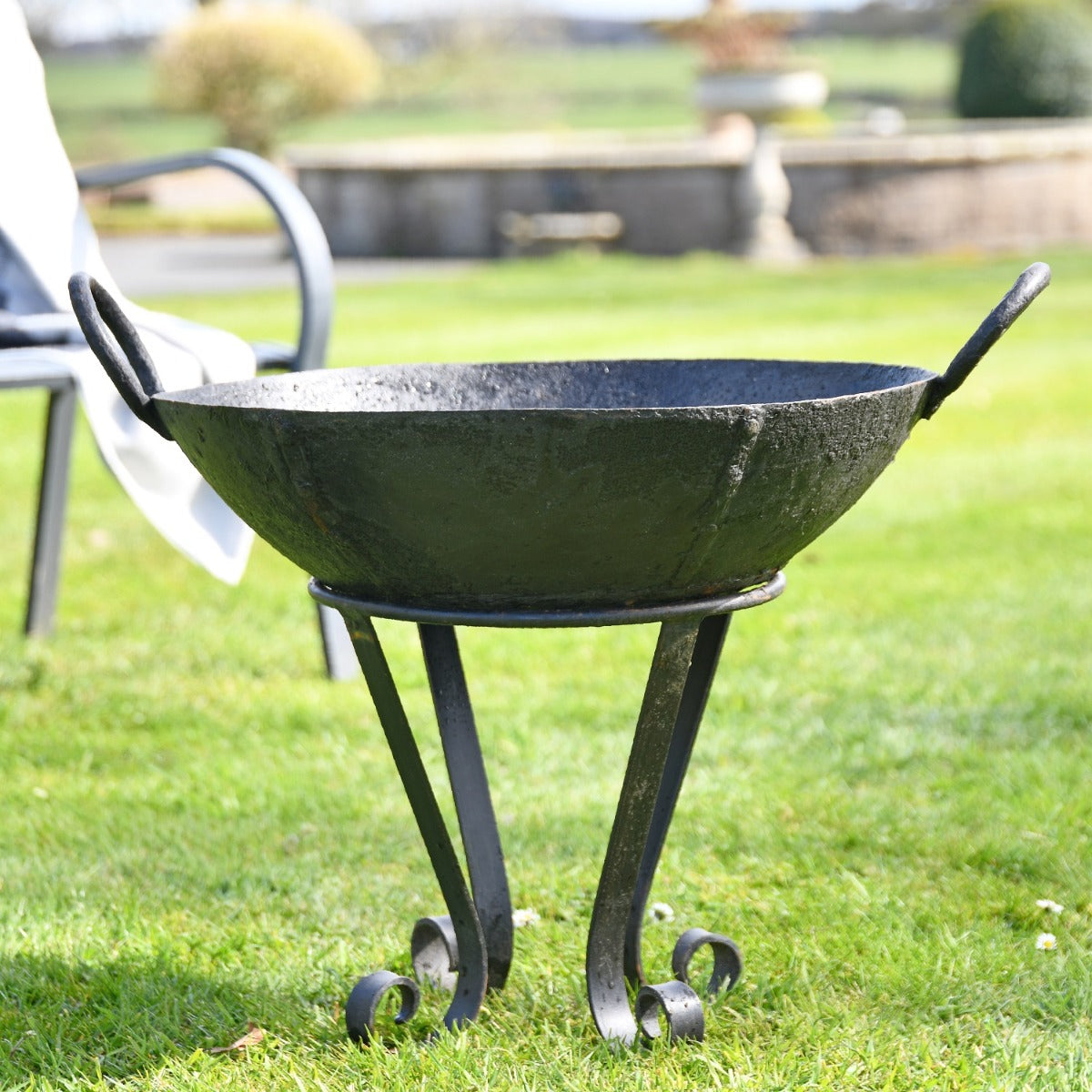 Iron Kadai Fire Bowl at 50cm