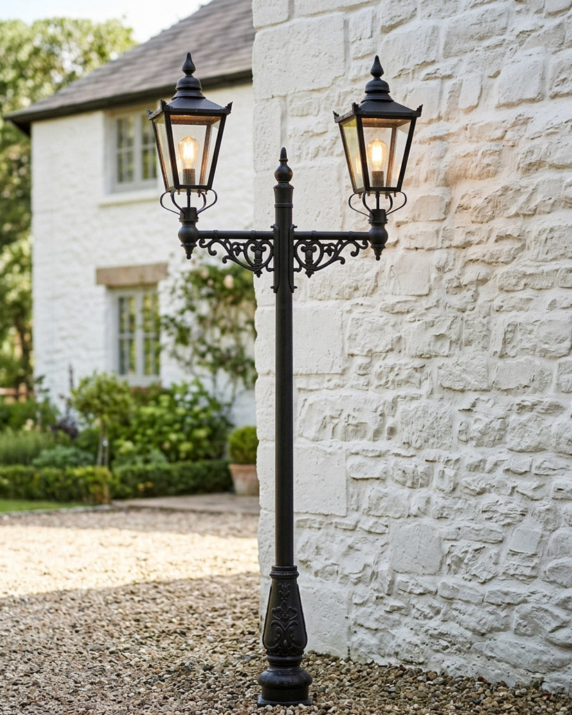 'HORSTED' DUAL HEADED HIGH MAST LAMP POST Digital Illustration