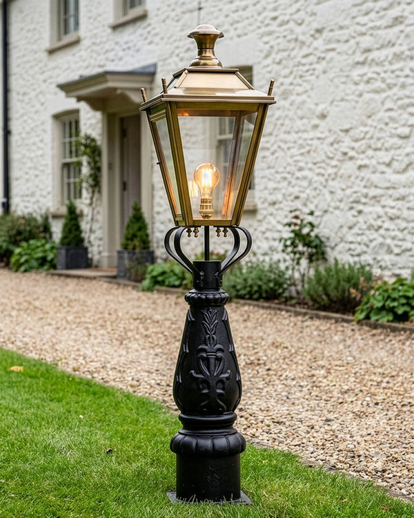 Antique Brass 'Dorchester' Path or Driveway Light