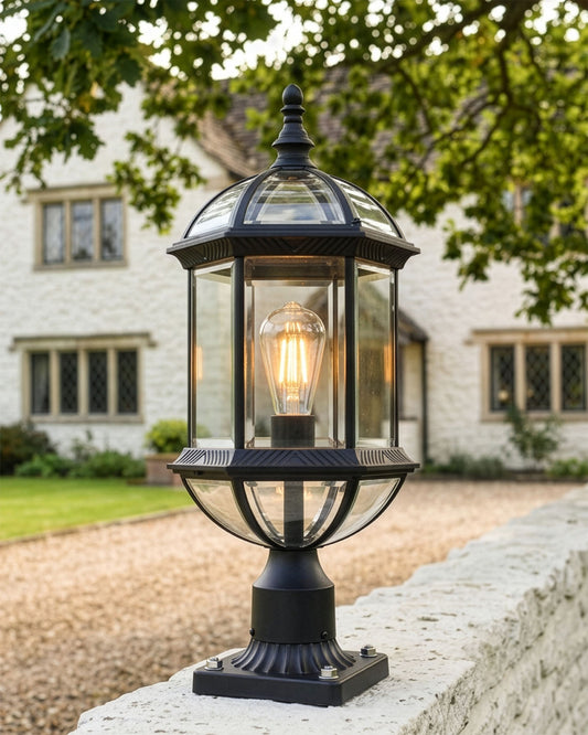 'Bowden' Classical Pillar Light Digital Illustration
