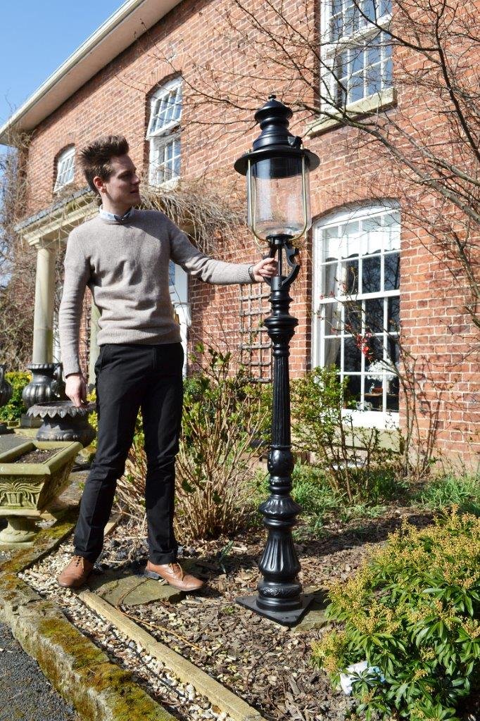 6ft Tall Ornate Lamp Post