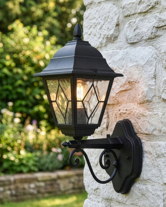 'WINCHESTER' TRADITIONAL BLACK VICTORIAN WALL LIGHT Digital Illustration