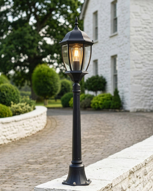 'Harlington' Tall Pillar Light Digital Illustration