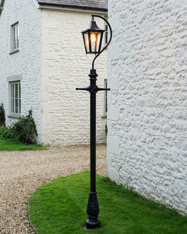 Swan Neck Lamp Post 2.93m