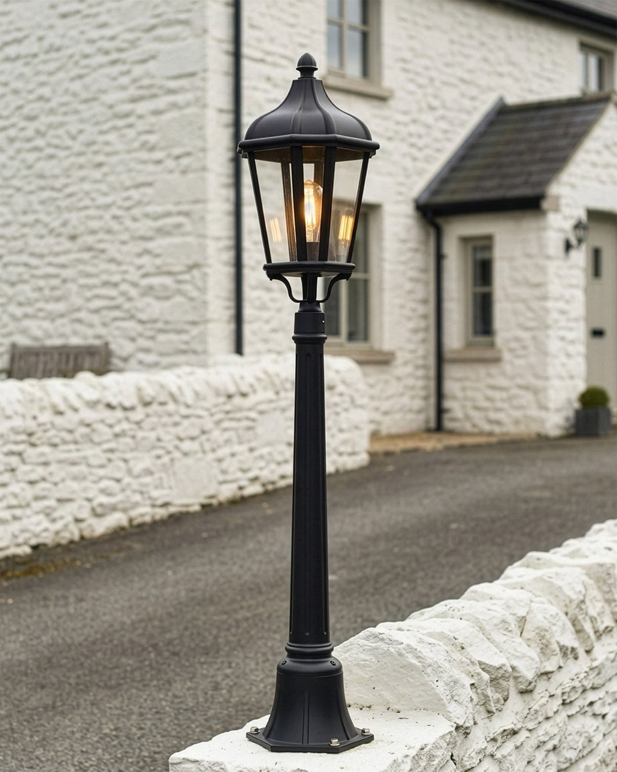 'Odell' Medium Pillar Light Digital Illustration