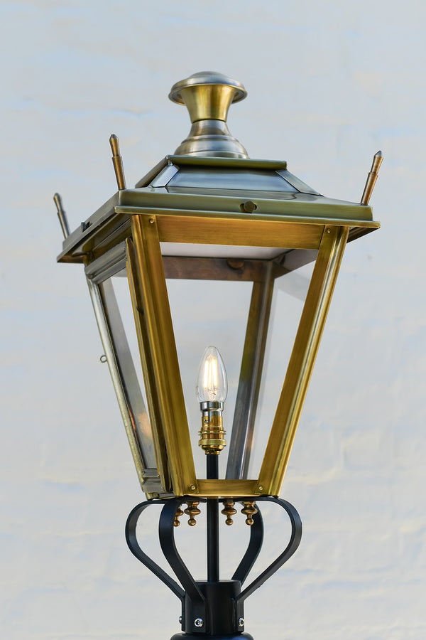 61cm Antique Brass 'Dorchester' Lantern