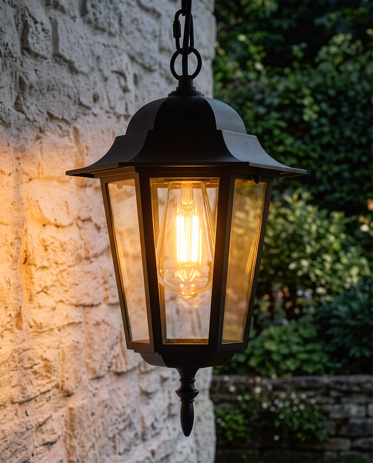 'Marlston' Chain Lantern Digital illustration At Night 