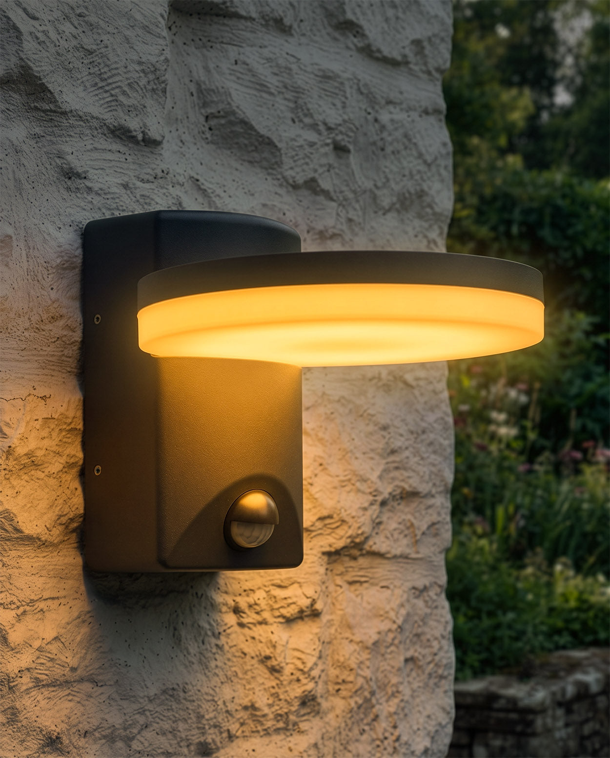 'Ednaston' Modern LED Wall Light Digital Illustration At Night