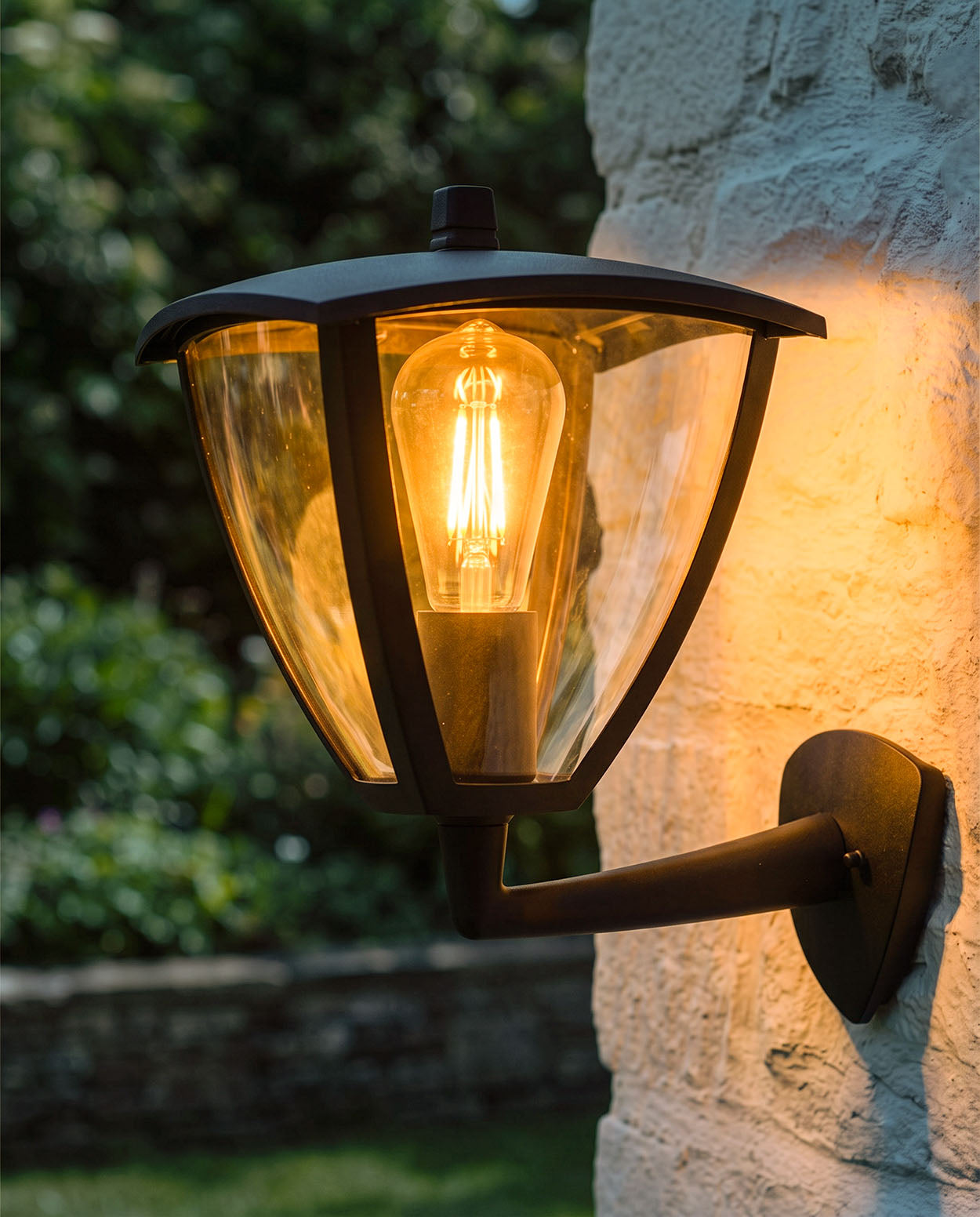 'Wraith' Outdoor Wall Light Digital Illustration At Night