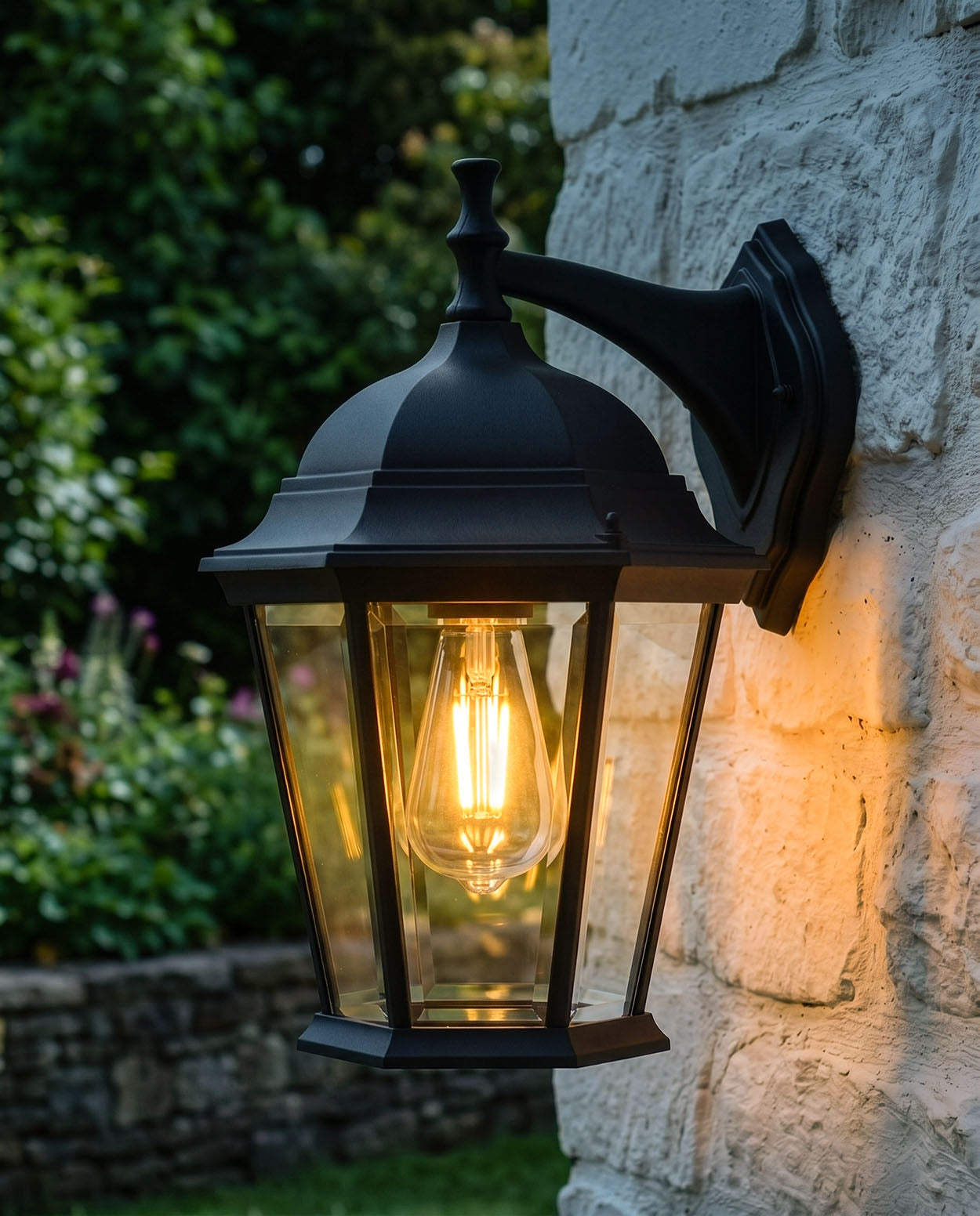 'TODDINGTON' TOP-FIX WALL LIGHT Digital Illustration At Night