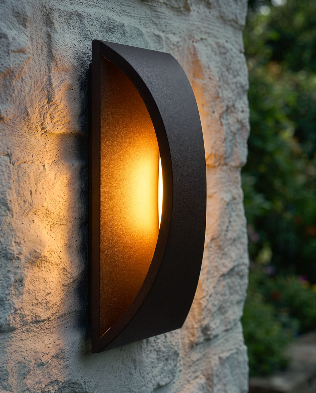 'Haddon' Up And Down LED Wall Light Digital Illustration At Night 
