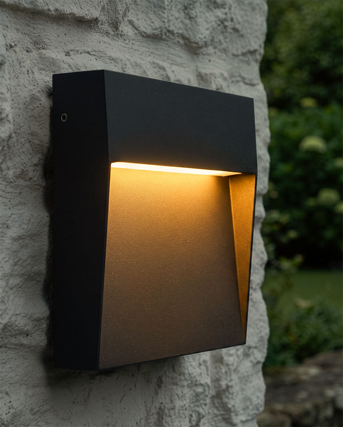 'Wray' LED Step Wall Light Digital Illustration At Night