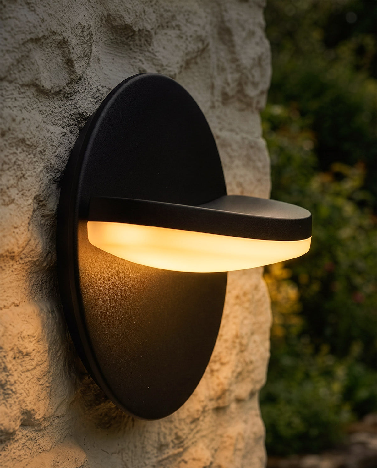 'Buxton' LED Flush Fit Wall Light Digital Illustration At Night