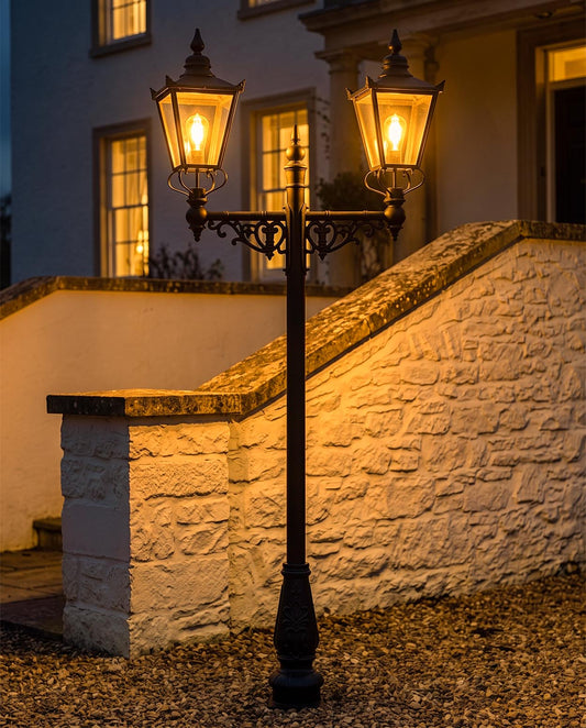 The Countess Lamp Post Digital Illustration AT Night