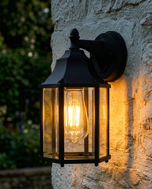 'BLETCHLEY' TOP FIX WALL LIGHT Digital Illustration At Night