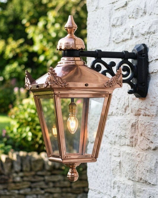 COPPER TOP FIX WALL LANTERN Digital Illustration