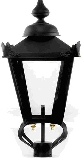 Medium Black Victorian Wall Light