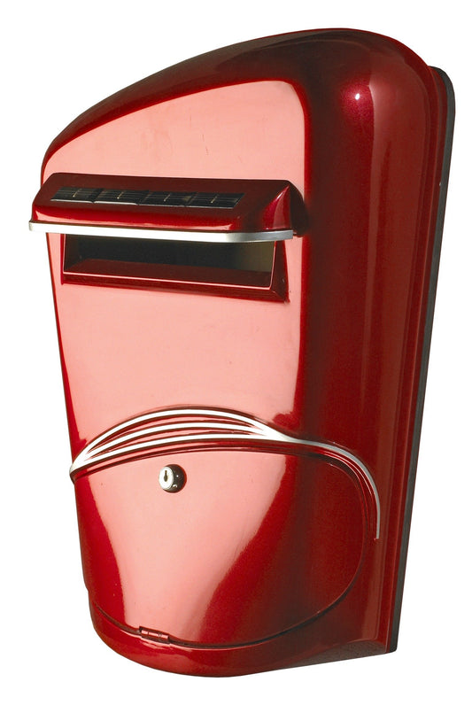 Red A La Mode Post Box