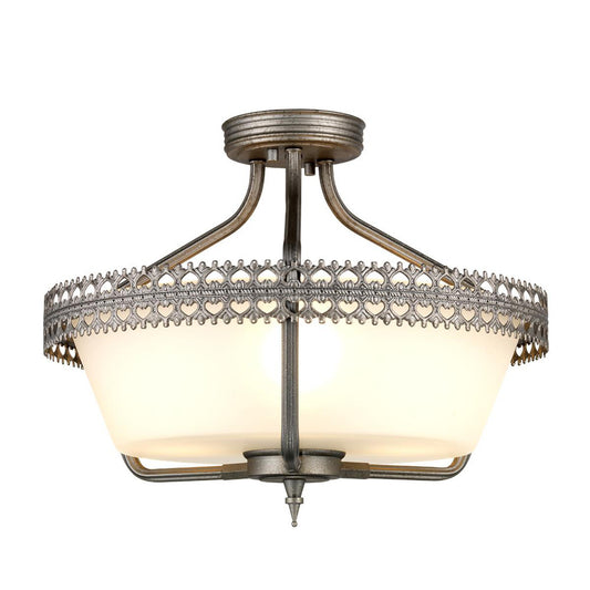 'Acton' Semi Flush Traditional Pendant Light