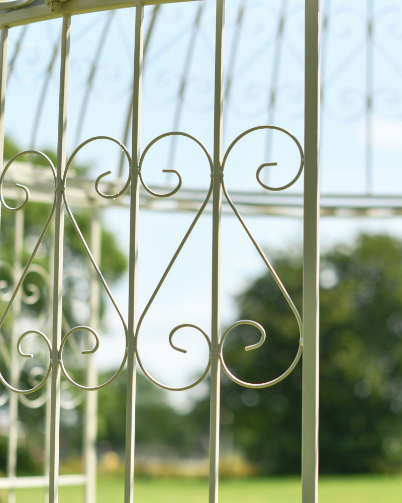 Magnified view of the ornate decoration 