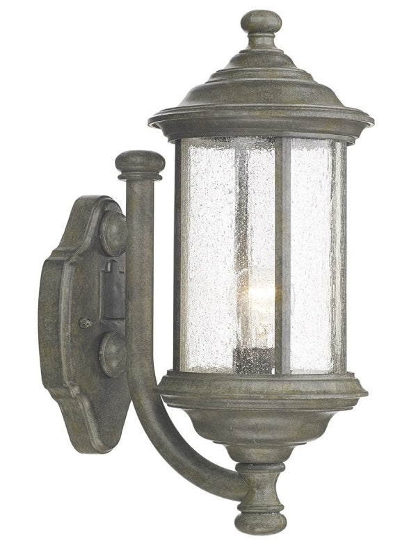 Aged Iron Effect Wall Light Fitting