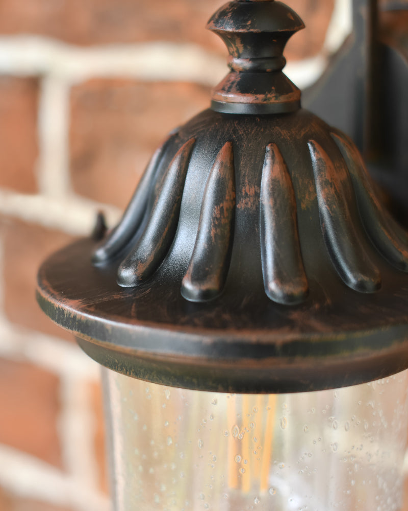 Close up of the copper roof 