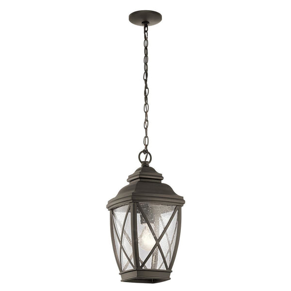 'Anlaby' Victorian Chain Hanging Lantern In Bronze