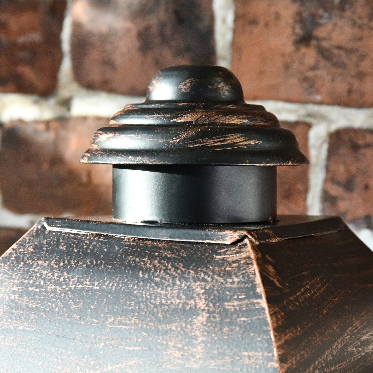 Antique Black and Gold Finish Extra Large Wall Lantern