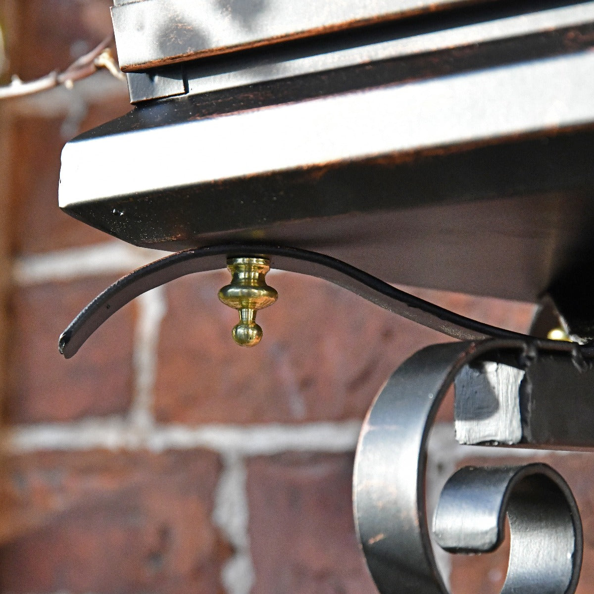 Antique Black and Gold Finish Extra Large Wall Lantern