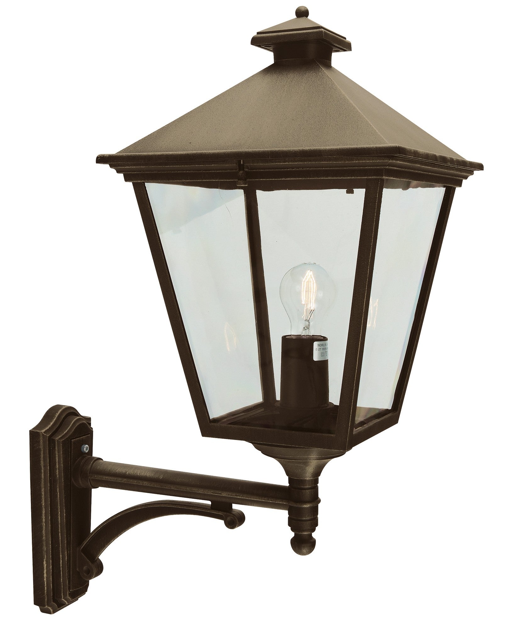 Bronze Simplistic Victorian Wall Lantern