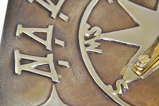 Antique Brass Octagonal Sundial