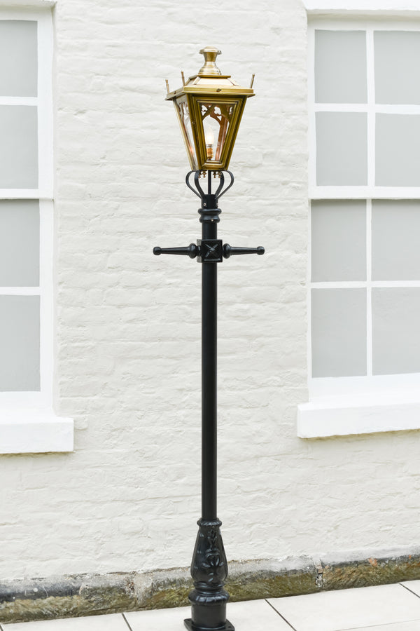 The 'Raven Glow' Gothic Inspired Lamp Post - 2.3m
