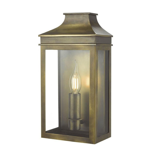 Antique Brass 'Greenbank' Flush Fit Wall Light