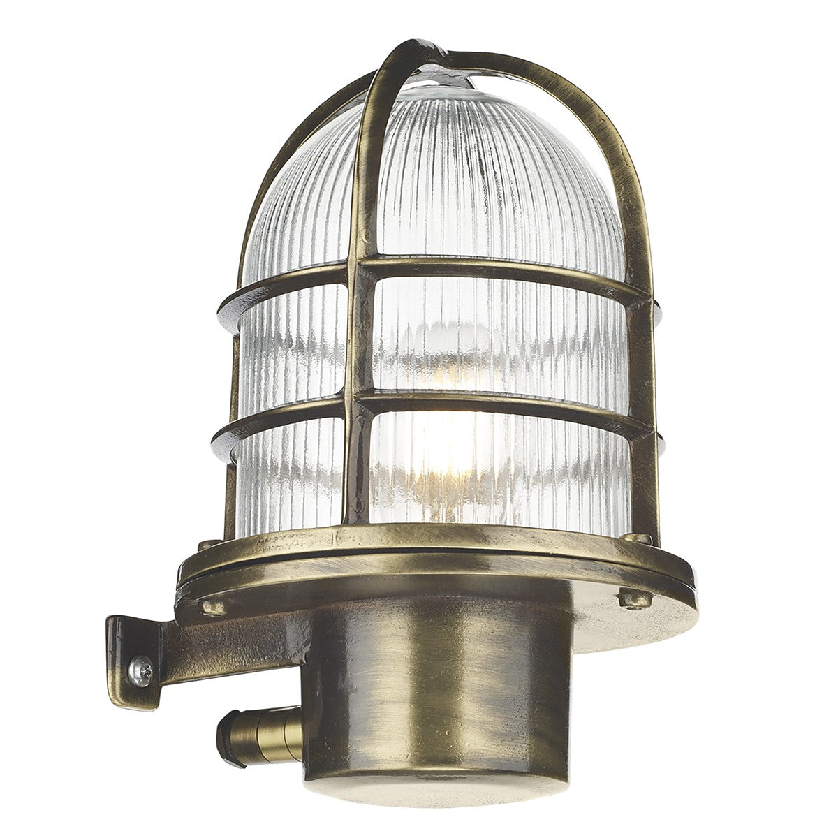 Antique Brass Ships Wall Light
