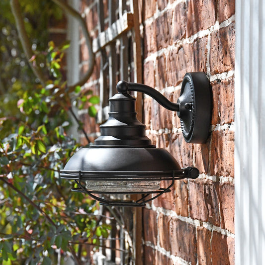 Antique Bronze Fishing Wall Light