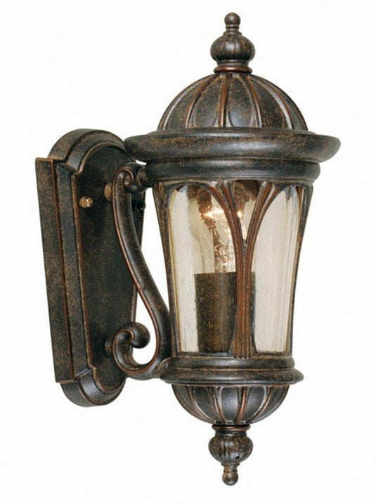 Antique Bronze Ornate Wall Lantern 