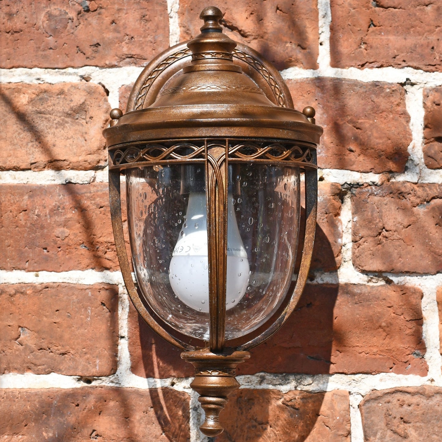 Antique Bronze Top Fix Wall Lantern